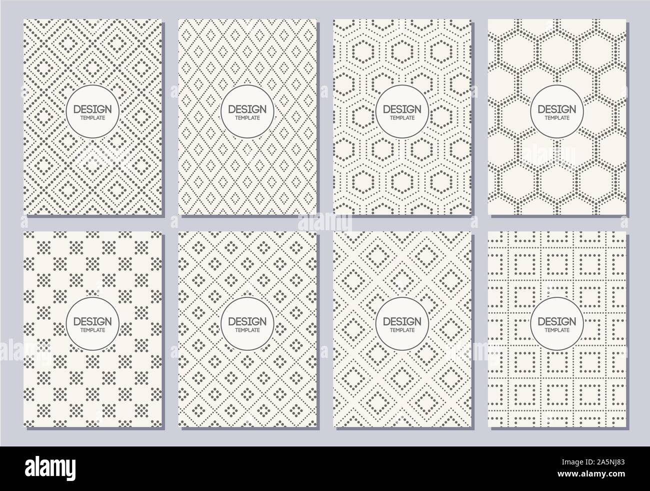 Set of flyers, posters, banners, placards, brochure design templates A6 ...