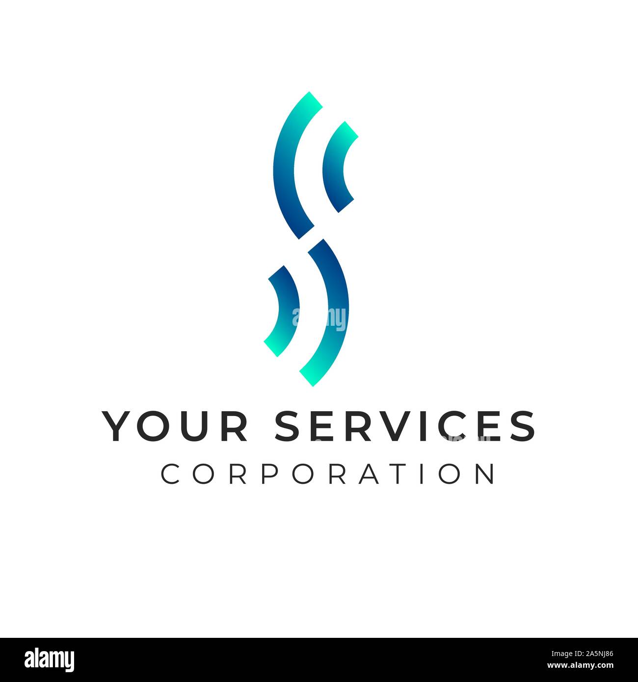 Waves vector logo. Waves icon. Stock Vector