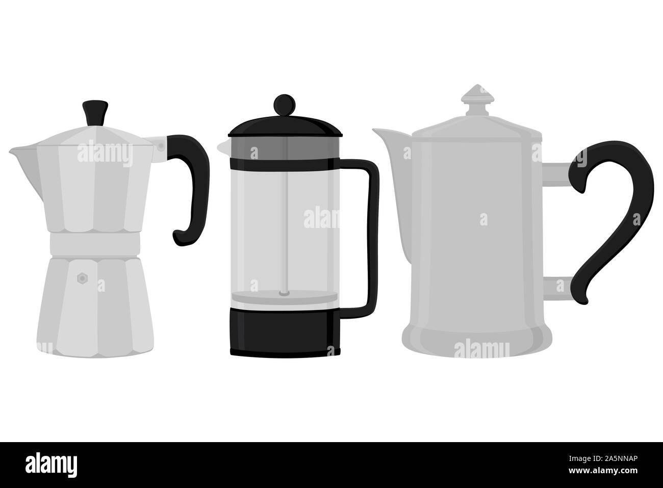 colored coffee pots