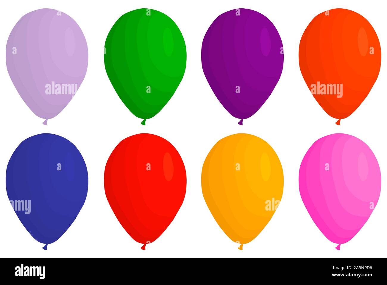 different size balloons