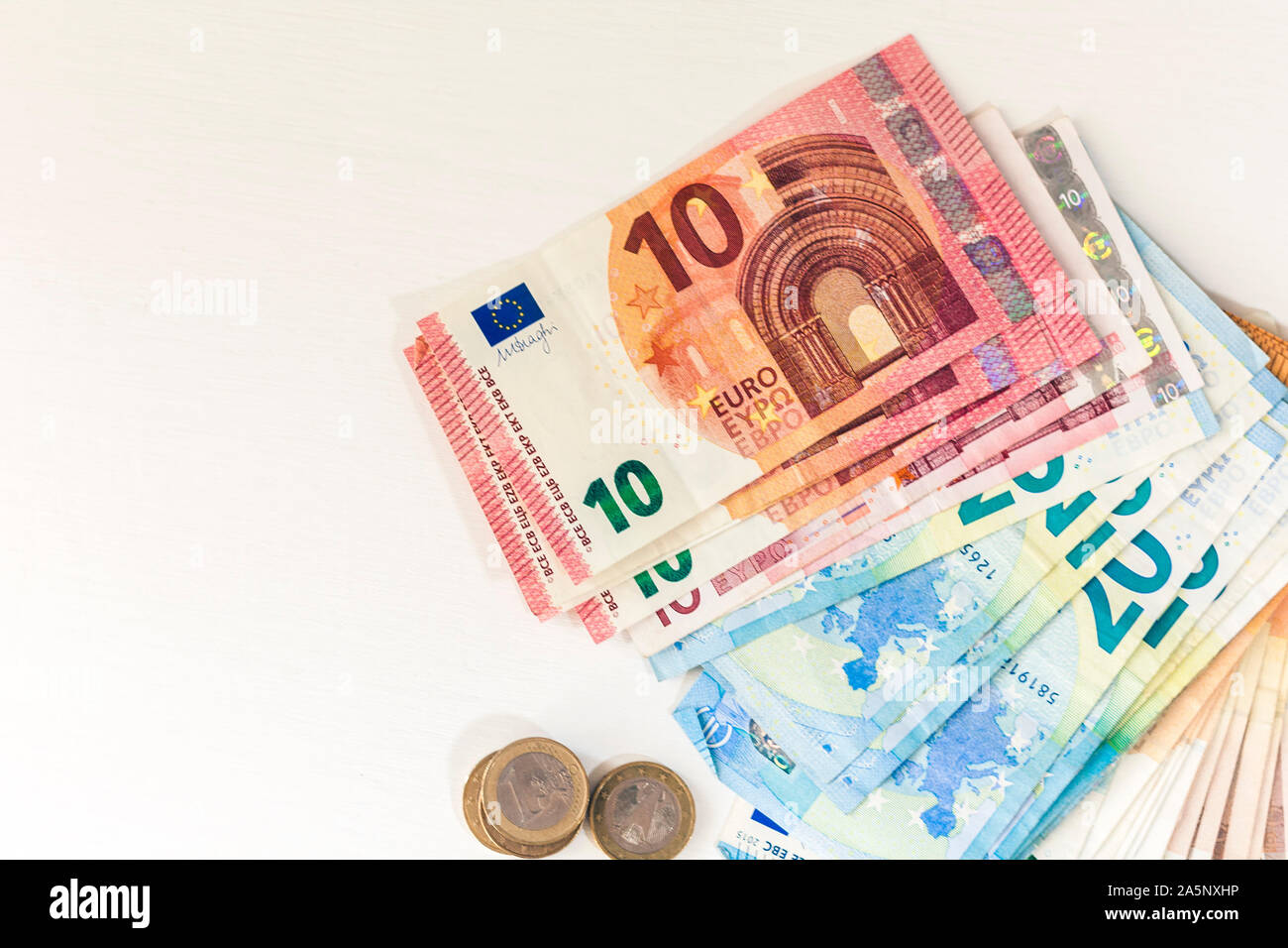 Close up of euro banknotes hi-res stock photography and images - Alamy