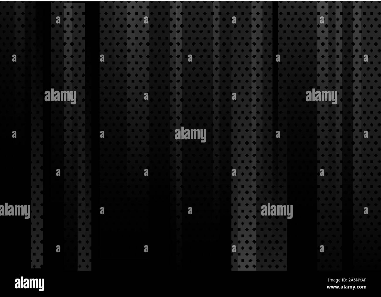Abstract black geometric vertical with dots pattern background and ...