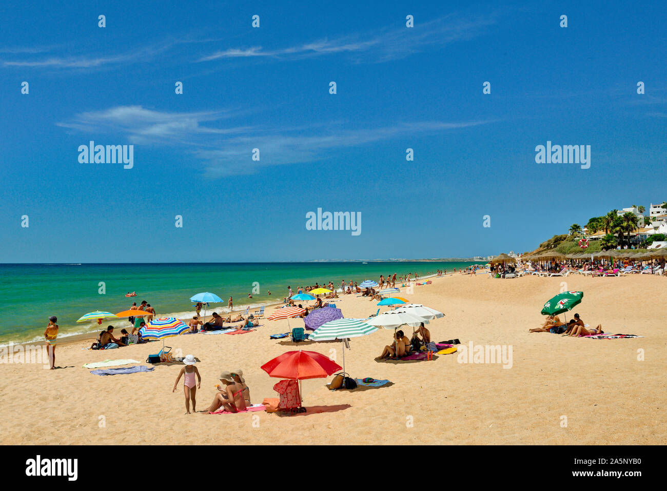 Vale do Lobo beach in summer, the Algarve, Portugal Stock Photo Alamy