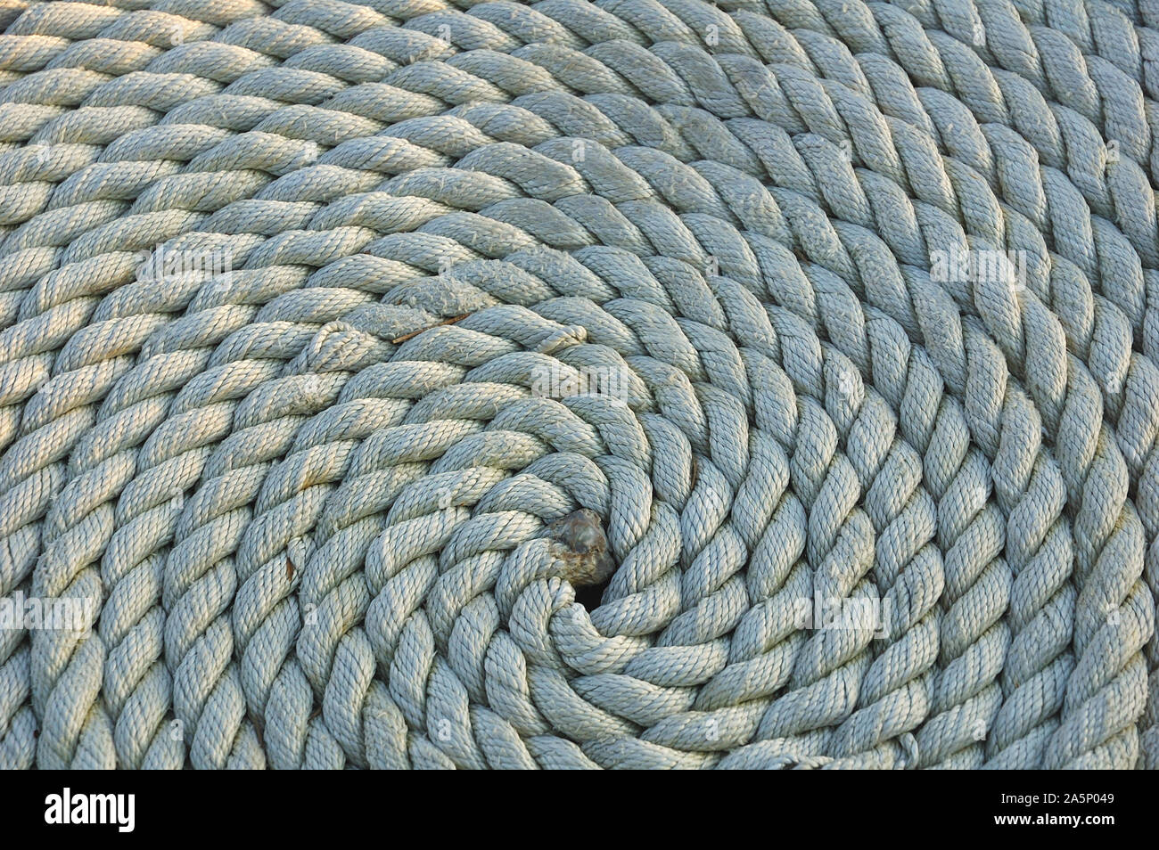 Halyard on a boat Stock Photo Alamy