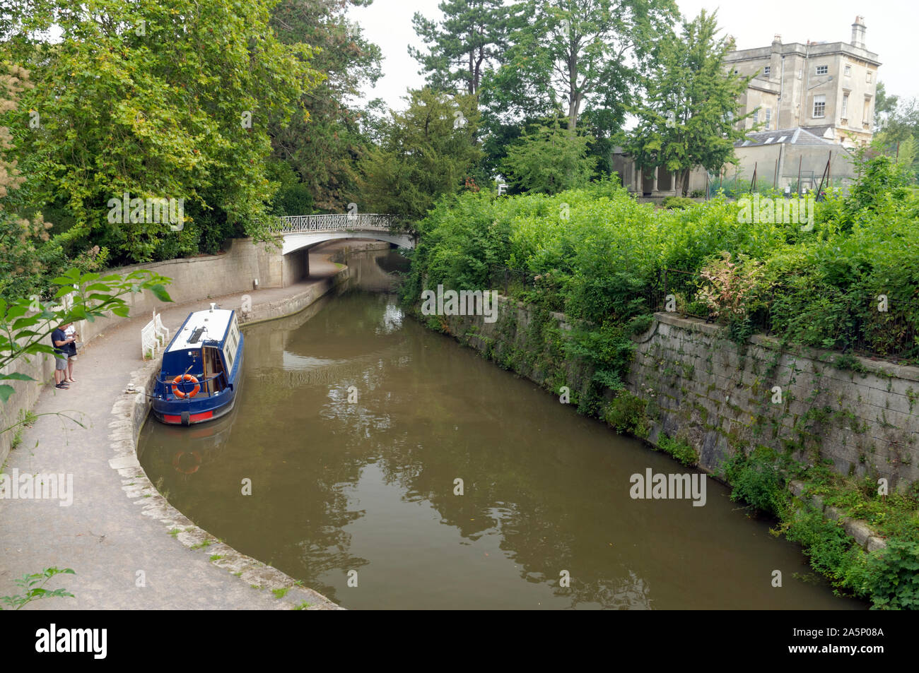 and Avon Canal; Sydney Gardens, Bath, Somerset, England, UK