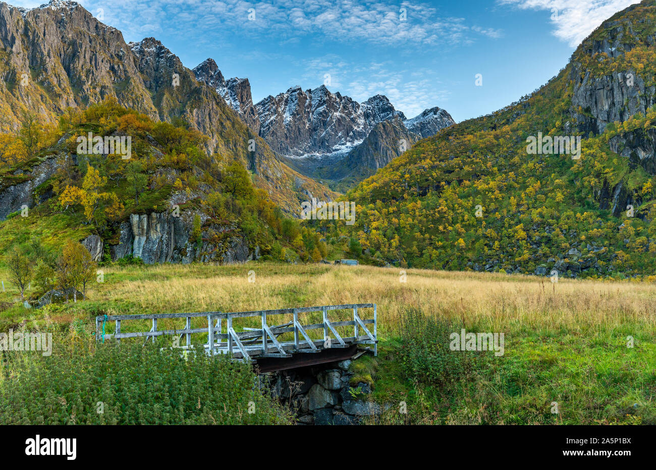 Fall 2019, Lofoten, Northern Norway Stock Photo