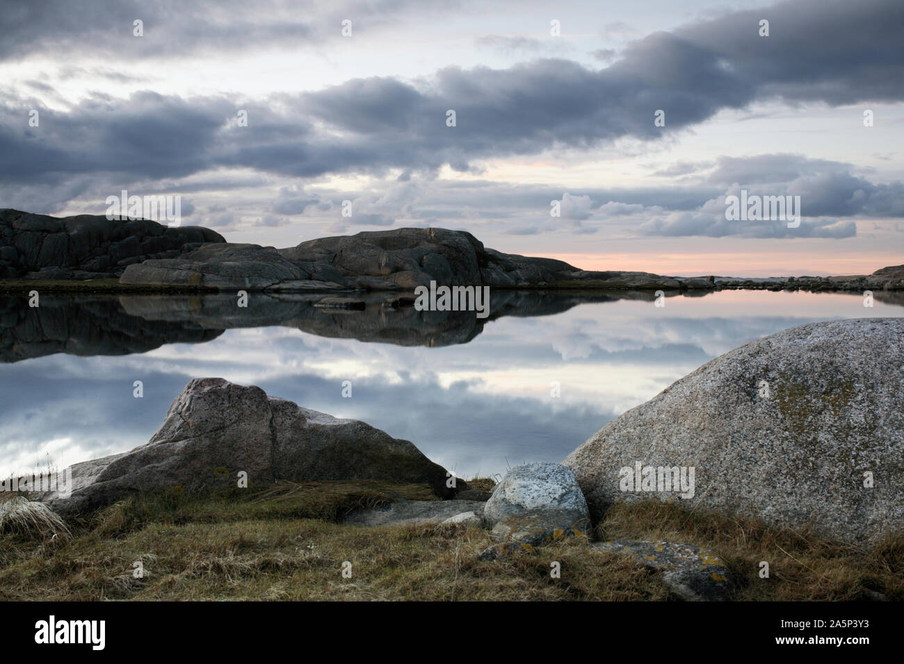 Clouds reflecting in lake hi-res stock photography and images - Alamy