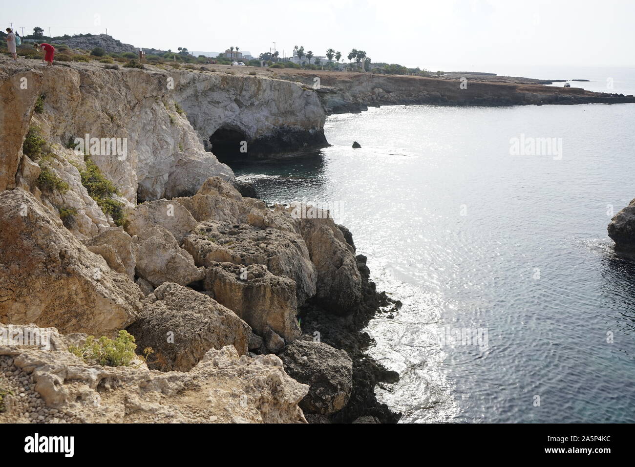 Love bridge ayia napa cyprus Stock Photo