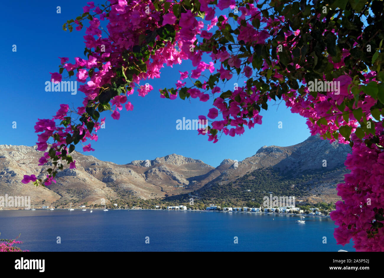 Livadia, Tilos, Dodecanese islands, Southern Aegean, Greece. Stock Photo