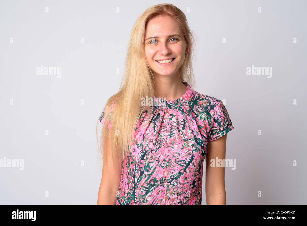 Beautiful blonde 20s smile dress hi-res stock photography and images ...