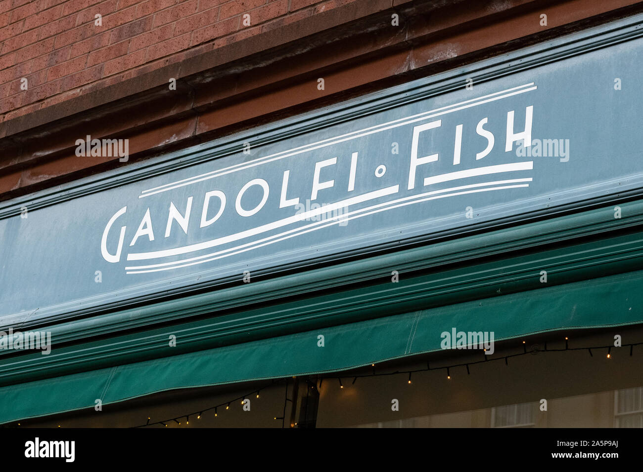 Gandolfi Fish Restaurant, Merchant City, Glasgow, Scotland, UK Stock Photo