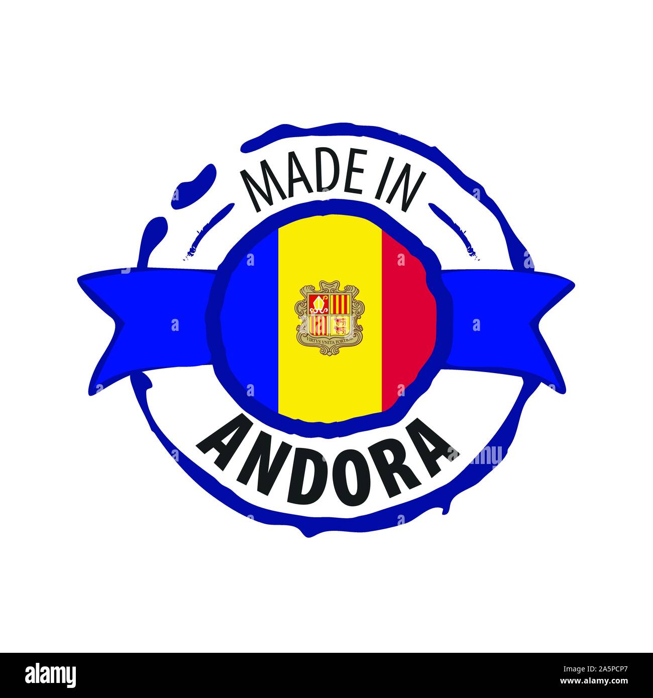 Made in andorra sign Stock Vector Images - Alamy
