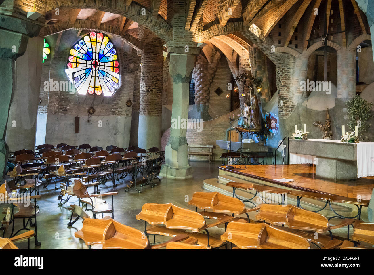 Cripta guell hi-res stock photography and images - Alamy