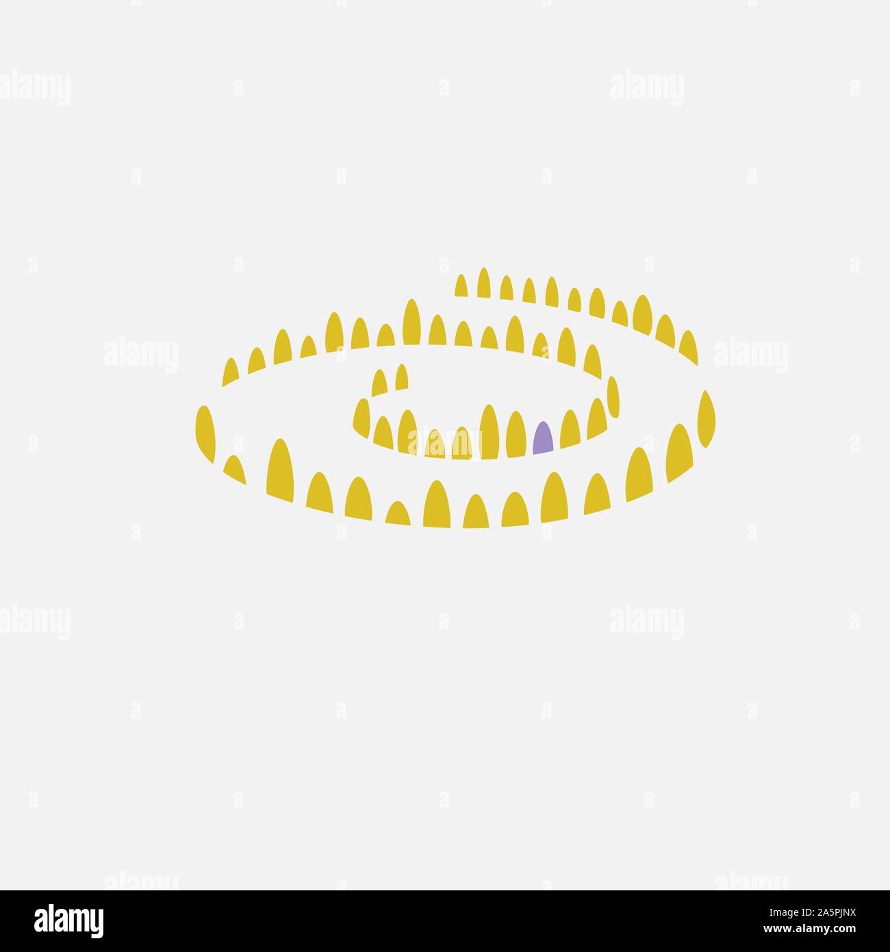 Spiral vector logo. Spiral emblem. Linear logo Stock Vector Image & Art ...