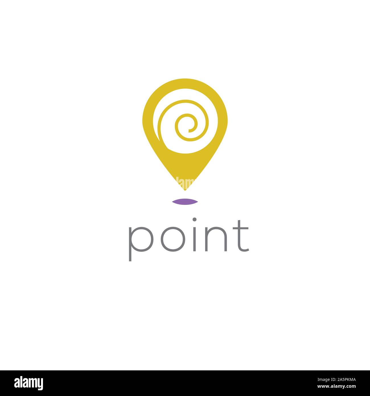 Point vector logo. Spot logo. Spot icon. Spot sign. Location emblem