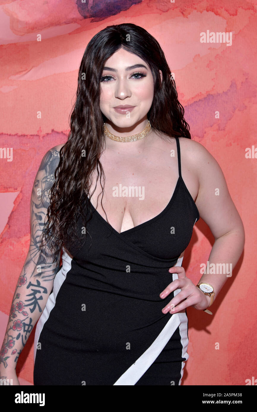 HOLLYWOOD, CA - OCTOBER 11:  Guest arrives for the 2nd Annual PornHub Awards on October 11 2019 in Los Angeles California. (Photo by Glenn Francis/www Stock Photo
