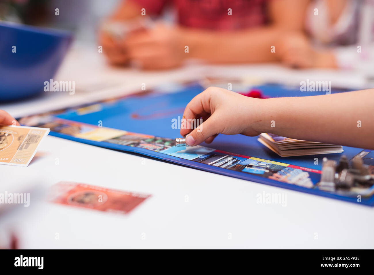 Playing board game Stock Photo - Alamy