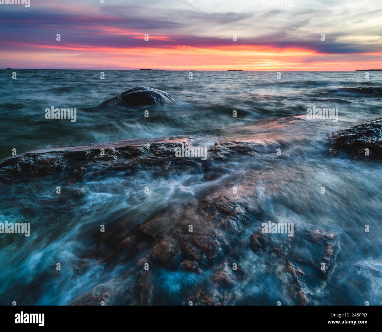 long-exposure-shot-of-coast-stock-photo-alamy