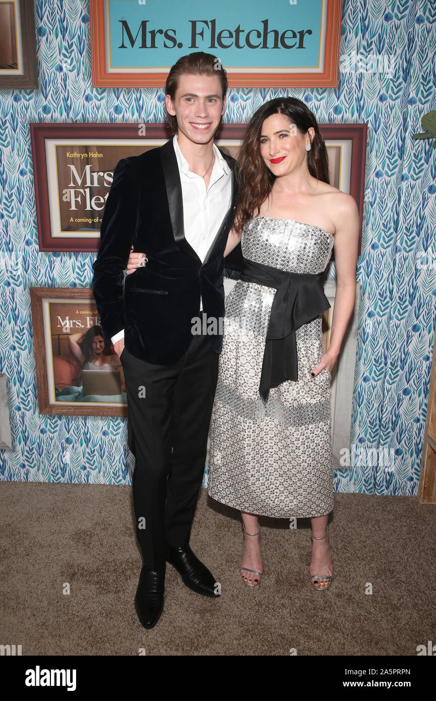 21 October 2019 - Los Angeles, California - Owen Teague, Kathryn Hahn