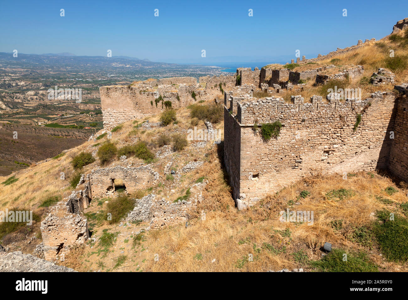 Acrocorinth or Corinth Castle, Corinth Greece Stock Photo Alamy