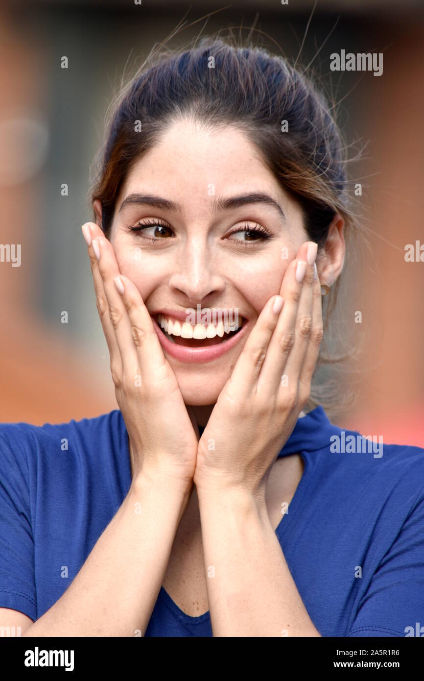 Surprised diverse female woman hi-res stock photography and images - Alamy