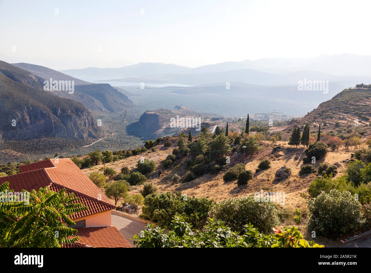 Grecian valley delphi hi-res stock photography and images - Alamy