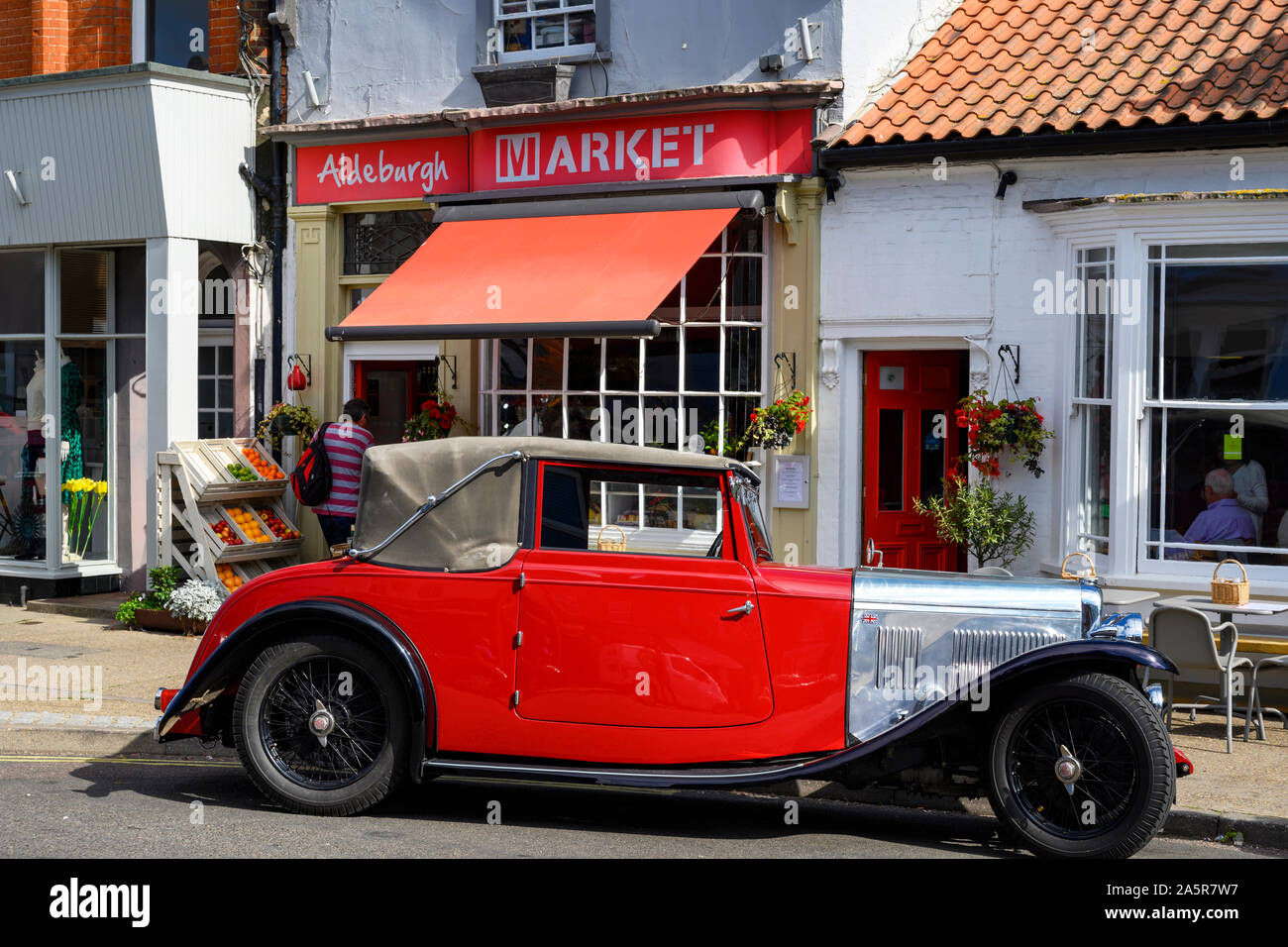 Alvis vintage car, Aldeburgh, Suffolk, UK Stock Photo Alamy