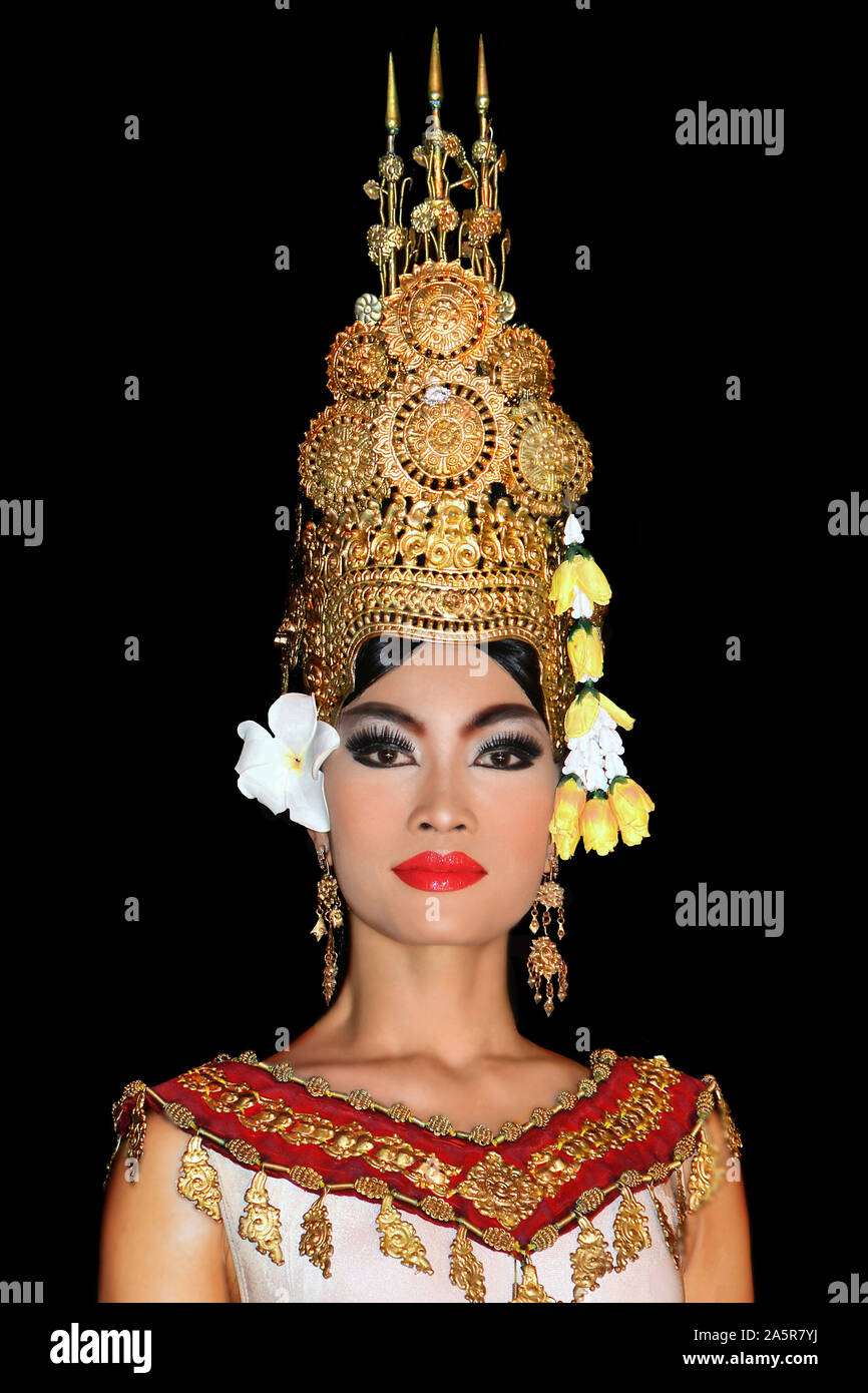 Asia, Cambodia, Apsara Dancer in Siem Reap Stock Photo Alamy