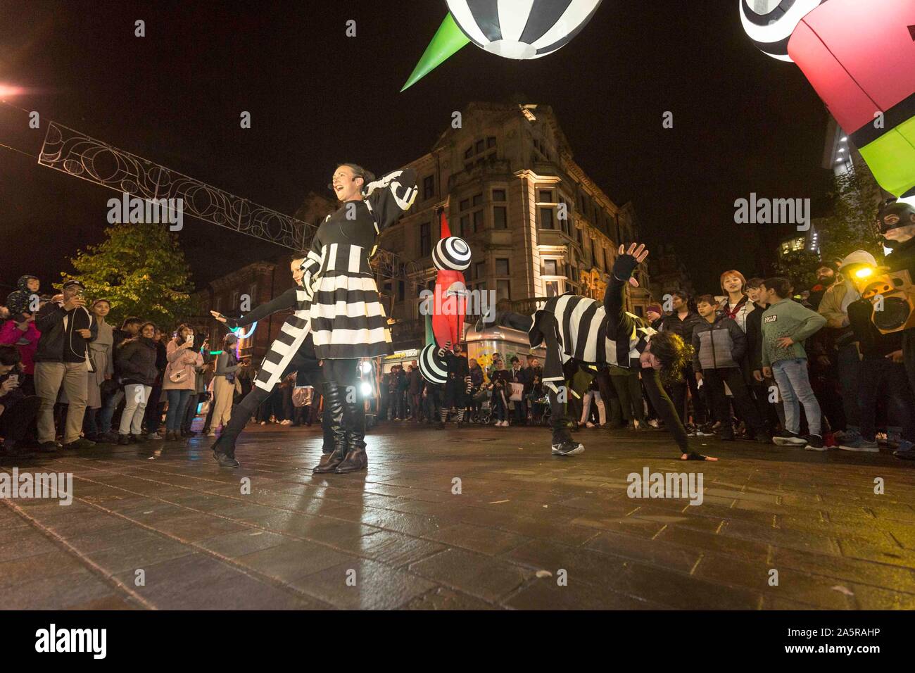 Leeds Light Night 2019 Stock Photo