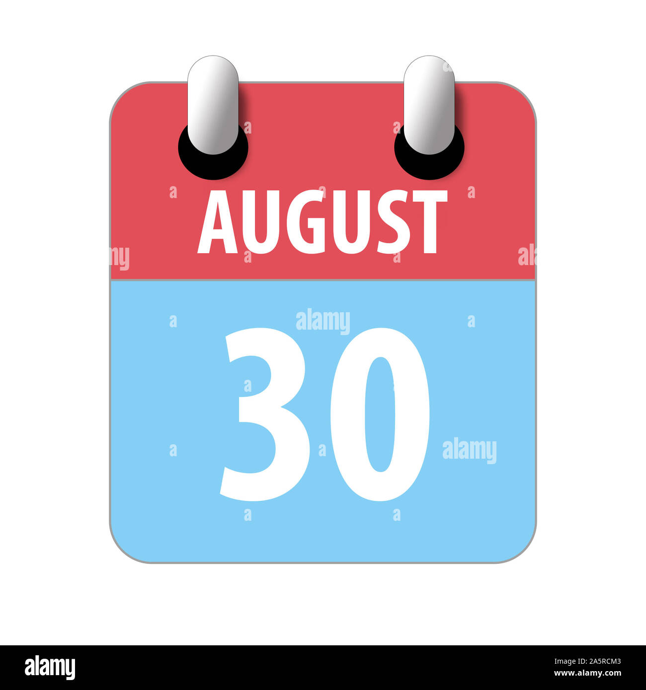 Calendar day 30 Cut Out Stock Images & Pictures - Alamy