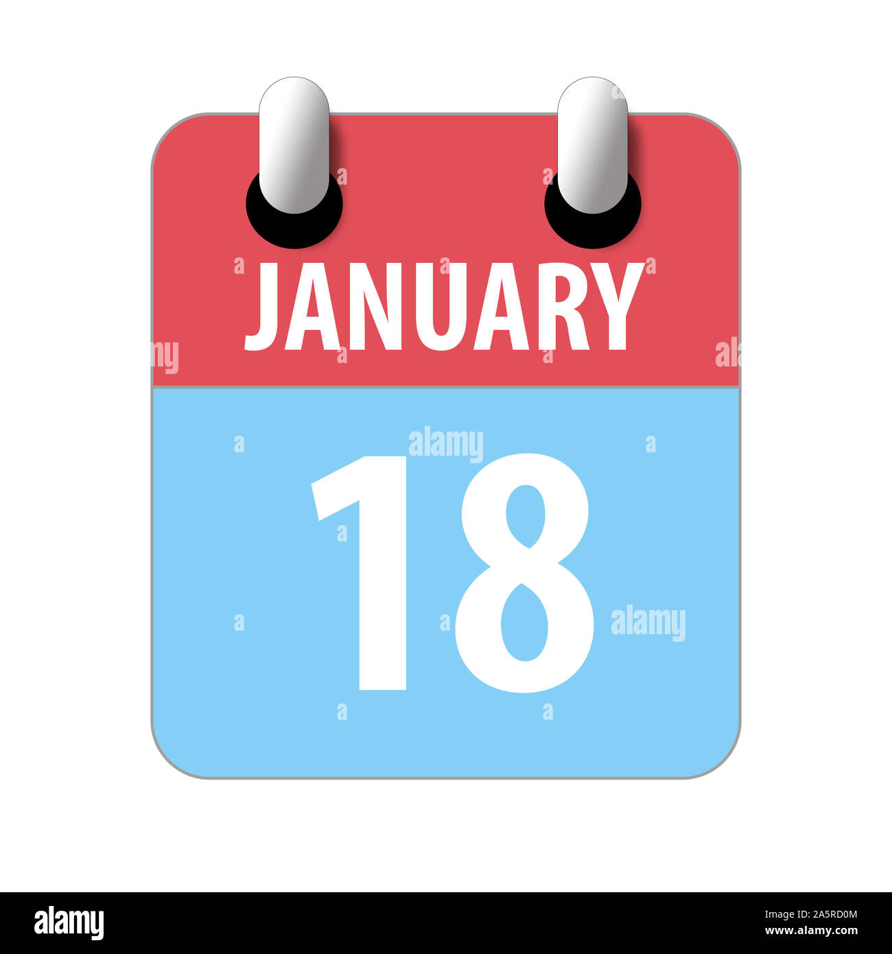 18 january icon Cut Out Stock Images & Pictures - Alamy