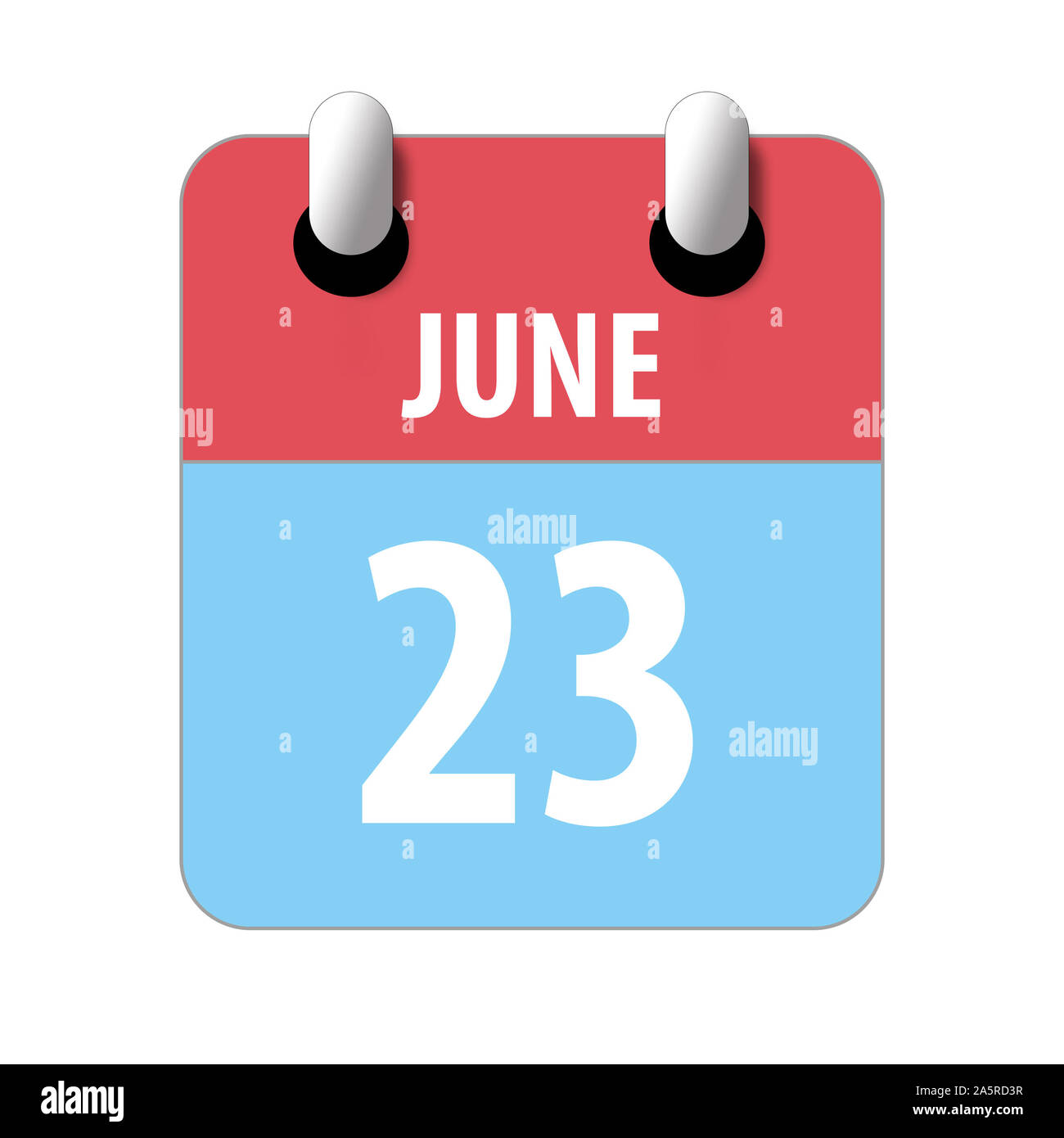 June 23 calendar Cut Out Stock Images & Pictures - Alamy