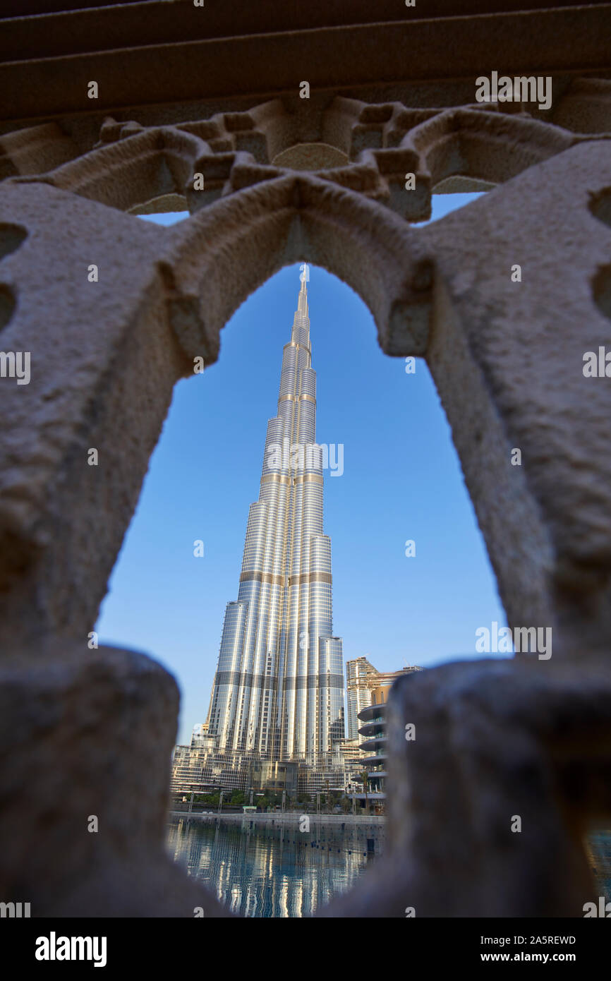 Burj Khalifa, Dubai, United Arab Emirates Stock Photo