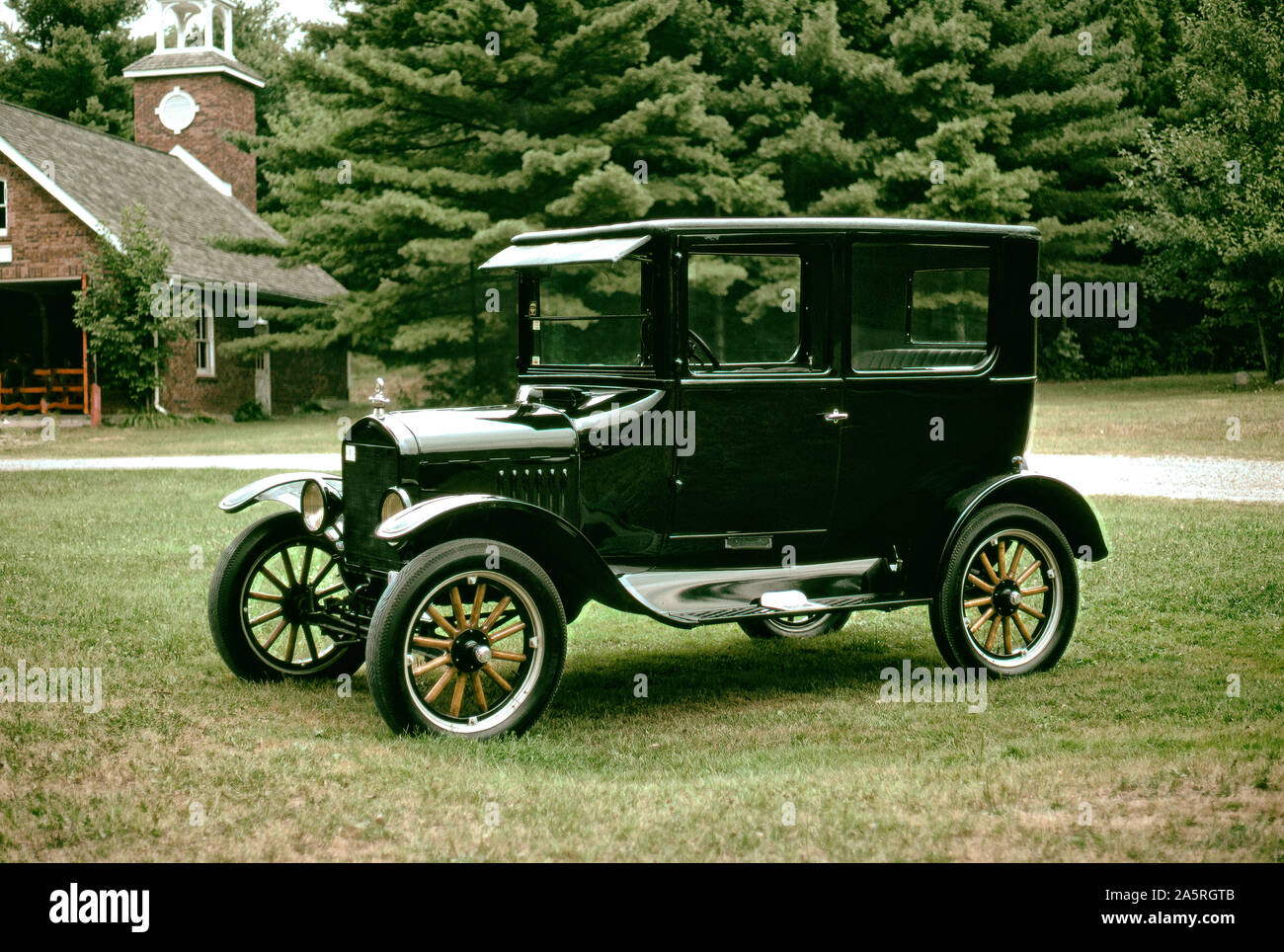 1925 Ford Coach retro look. Stock Photo