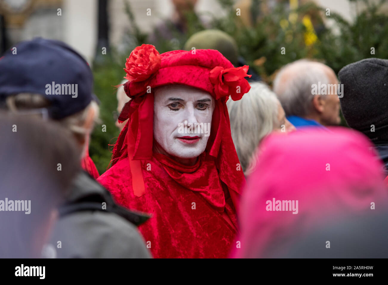 Extinction Rebellion Climate Change Protests London October 2019 Stock Photo
