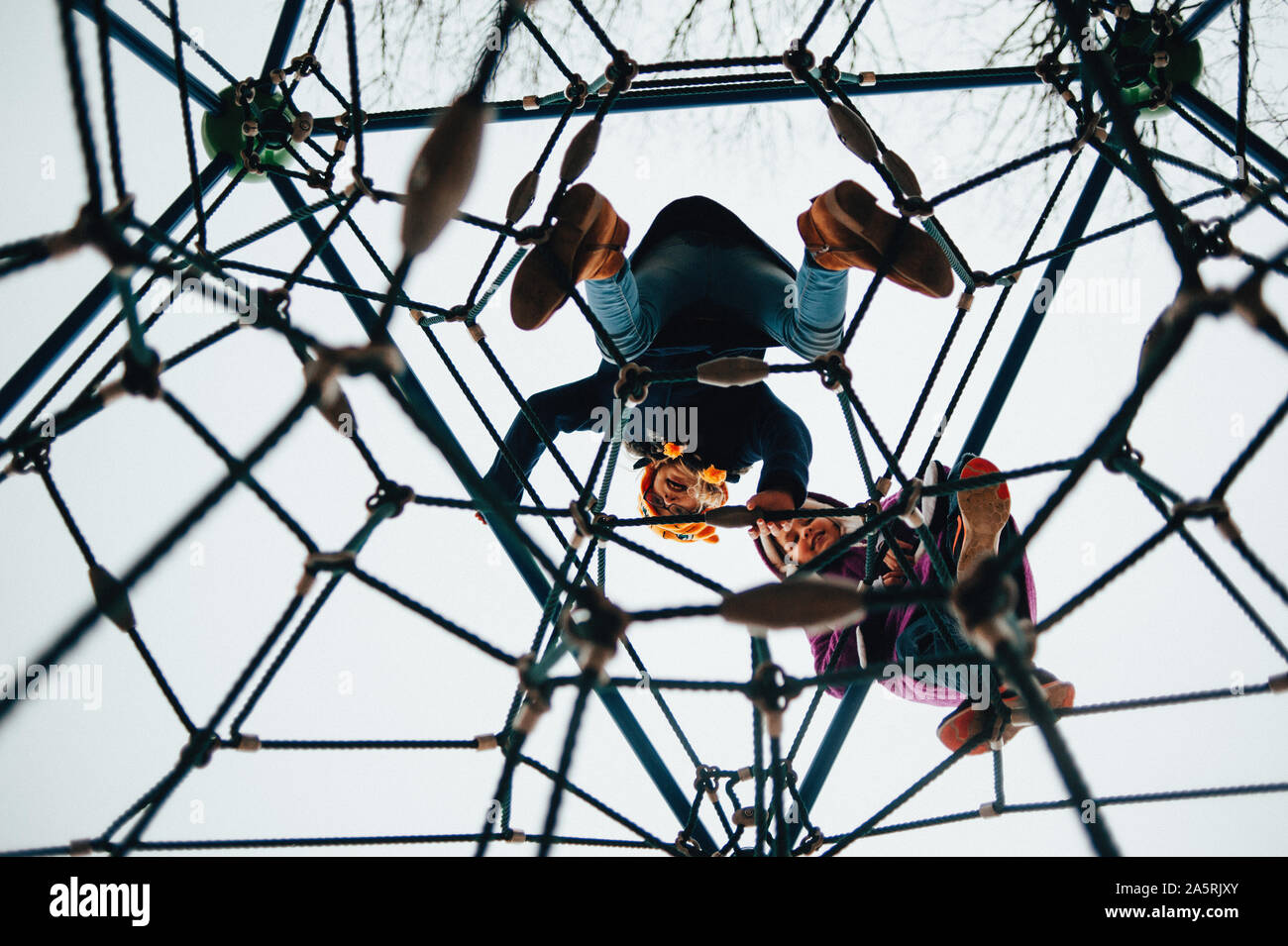 Climbers Stock Photo