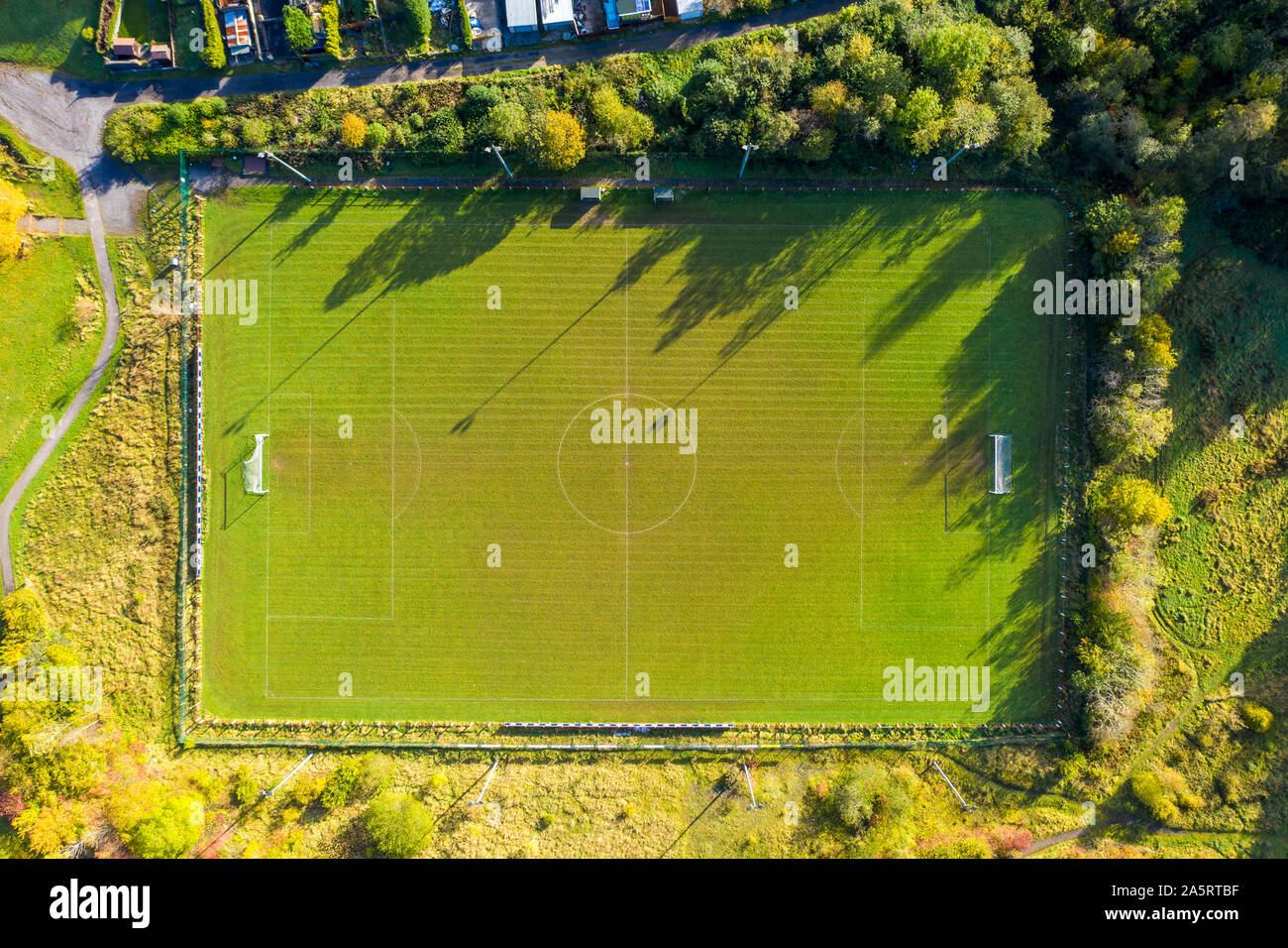 Top down football pitch stadium hires stock photography and images Alamy