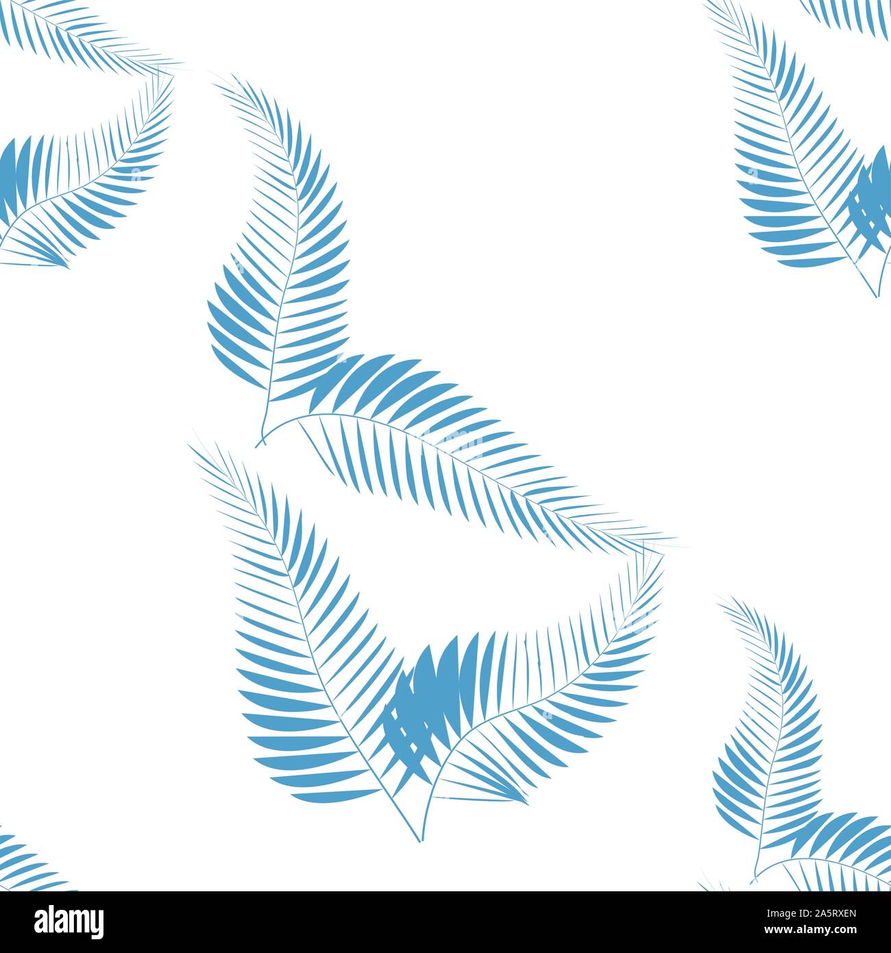 Tropical palm leaves, jungle leaf seamless floral pattern background ...