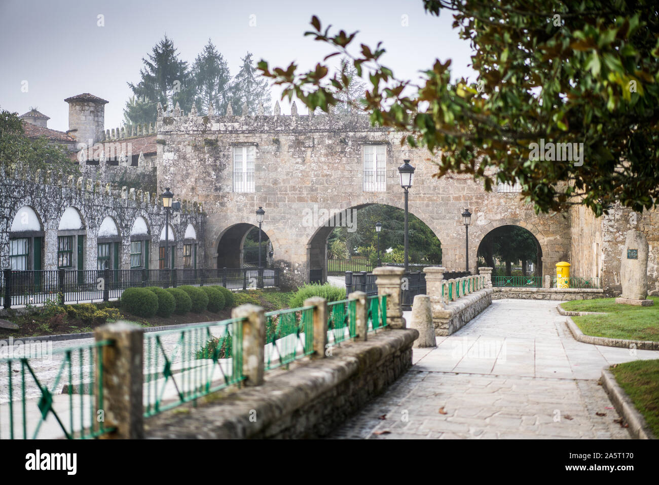 Pazo de Cotón, Negreira. La Coruña province, Galicia, Spain Stock Photo