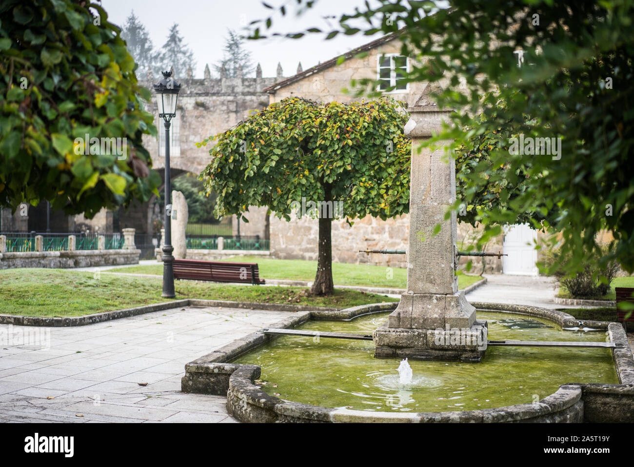 Pazo de Cotón, Negreira. La Coruña province, Galicia, Spain Stock Photo