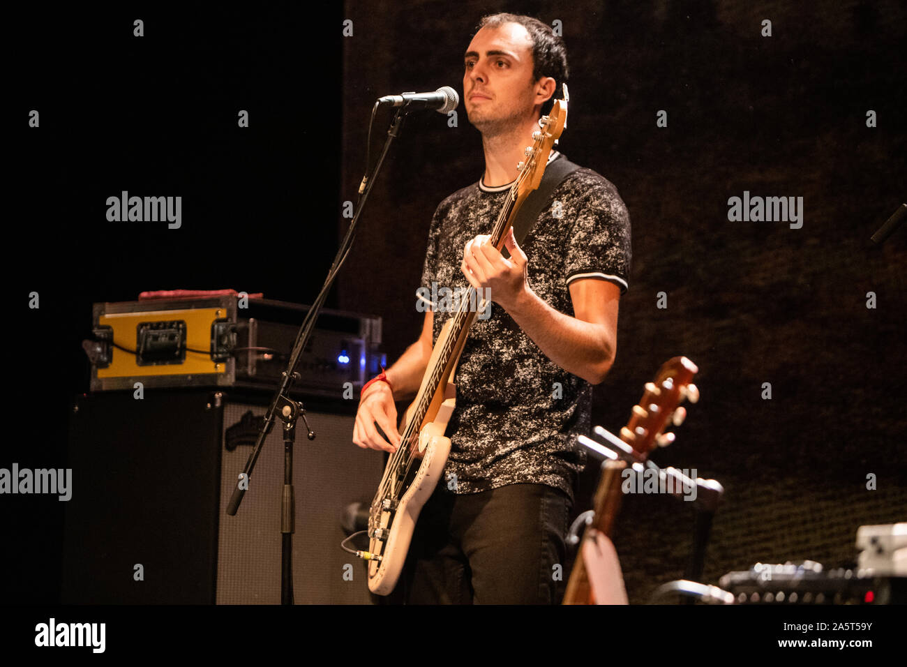 Milan Italy. 21 October 2019. The American alternative rock band CAKE performs live on stage at Alcatraz to present the imminent new album probably titled 'Age Of Aquarius'. Stock Photo