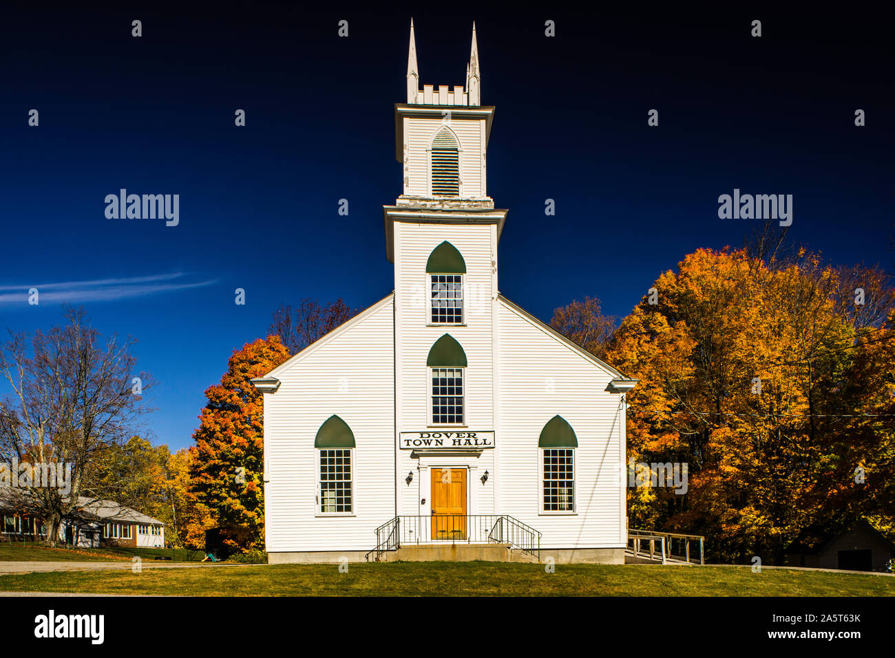 Town Hall Dover, Vermont, USA Stock Photo Alamy