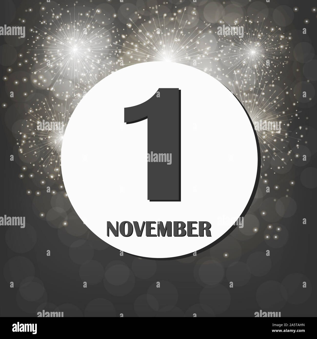 November 1 icon. For planning important day. Banner for holidays and ...