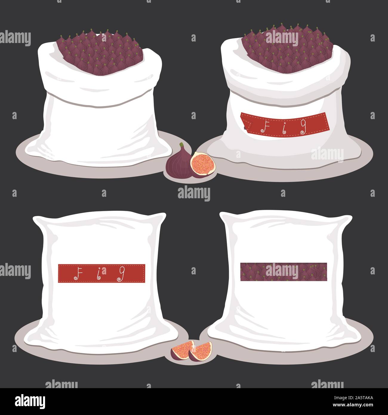 Open fig Stock Vector Images - Alamy