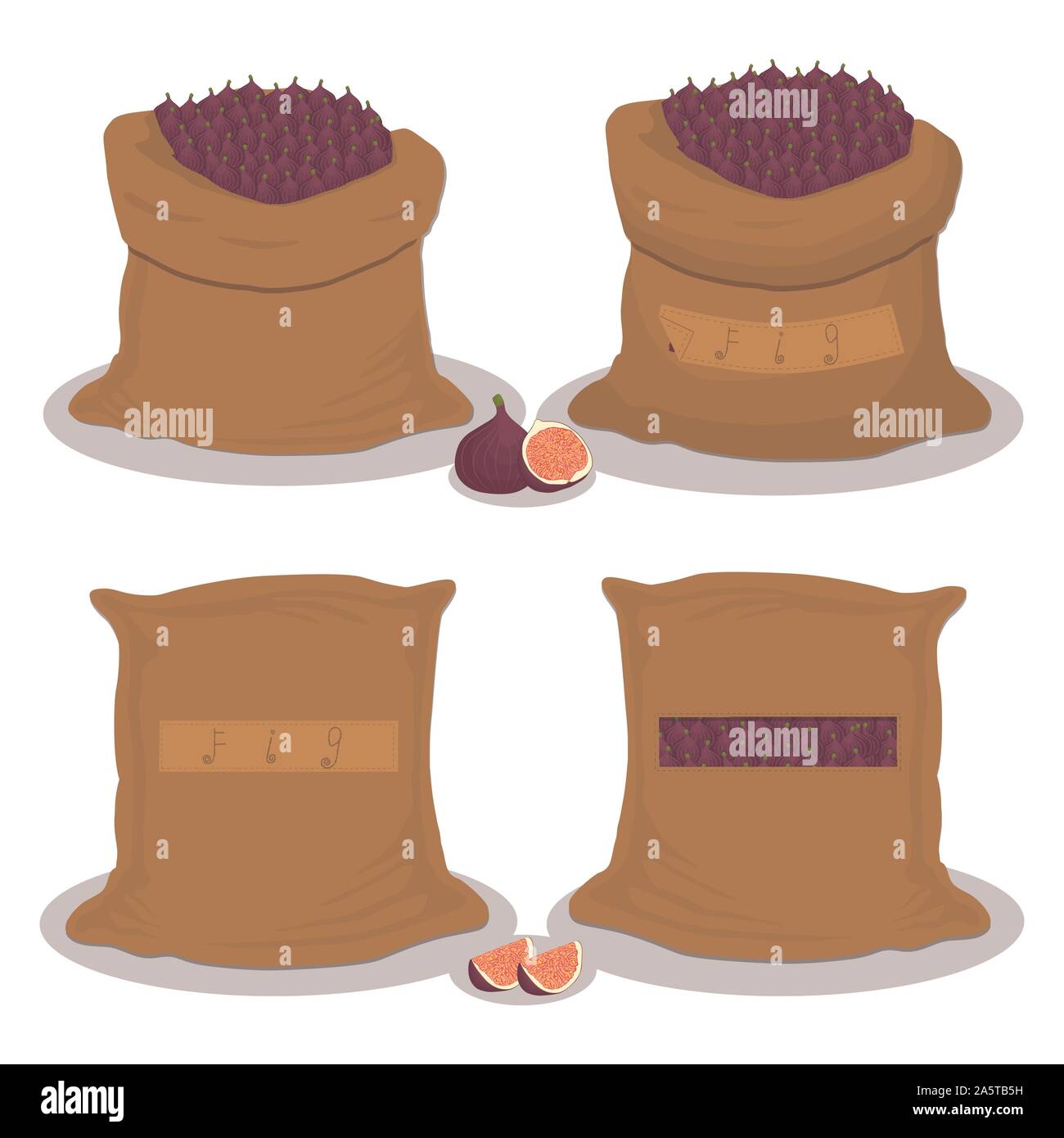 Open fig Stock Vector Images - Alamy
