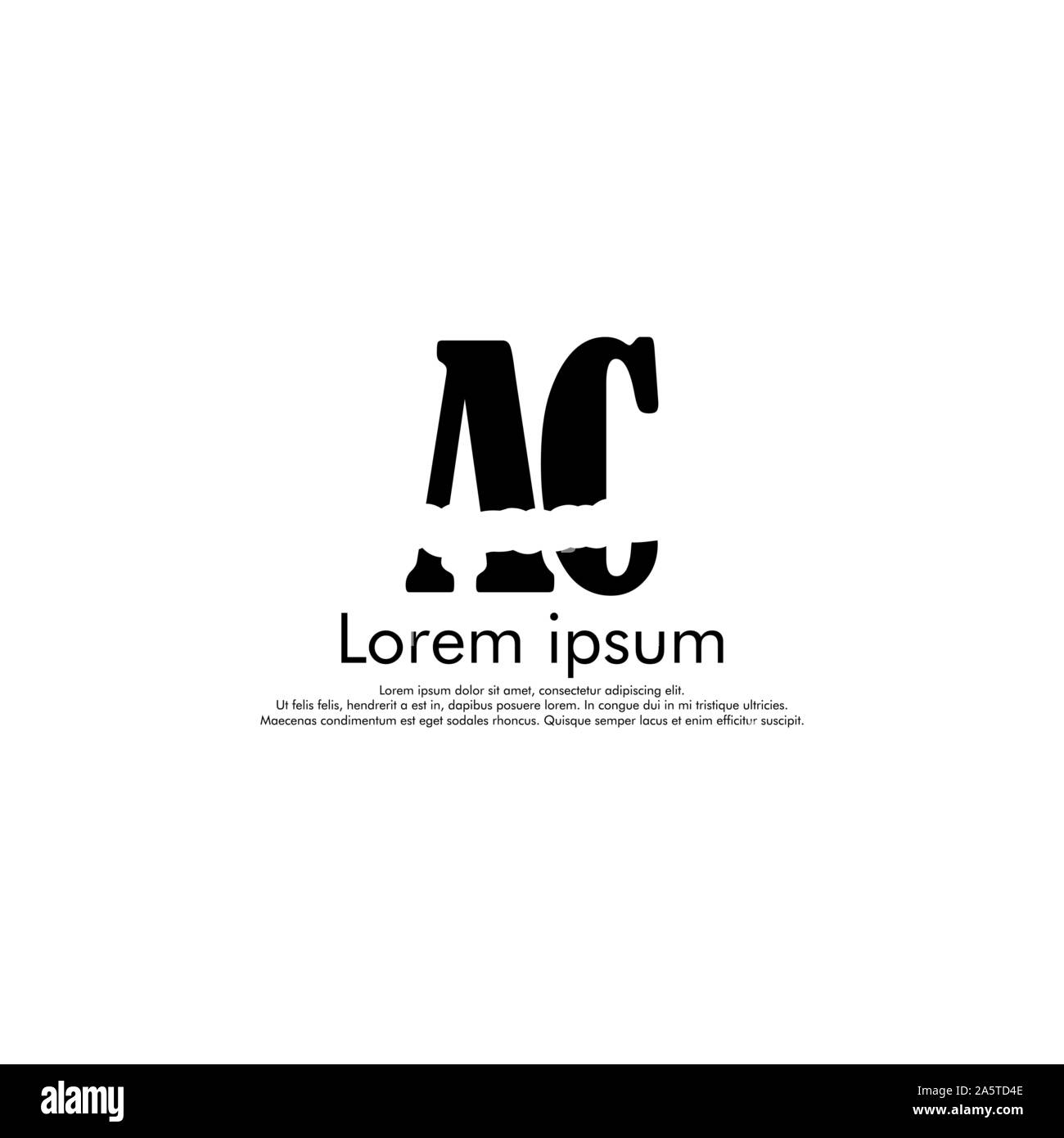 AC Vector initial abstract logo concept for your company Stock Vector ...