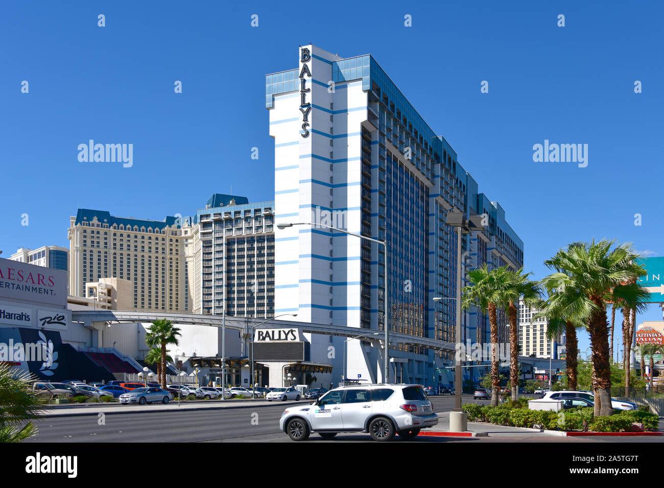 Bally's Las Vegas Nv, Usa 09-30-18: This Classic Hotel Is Located On 