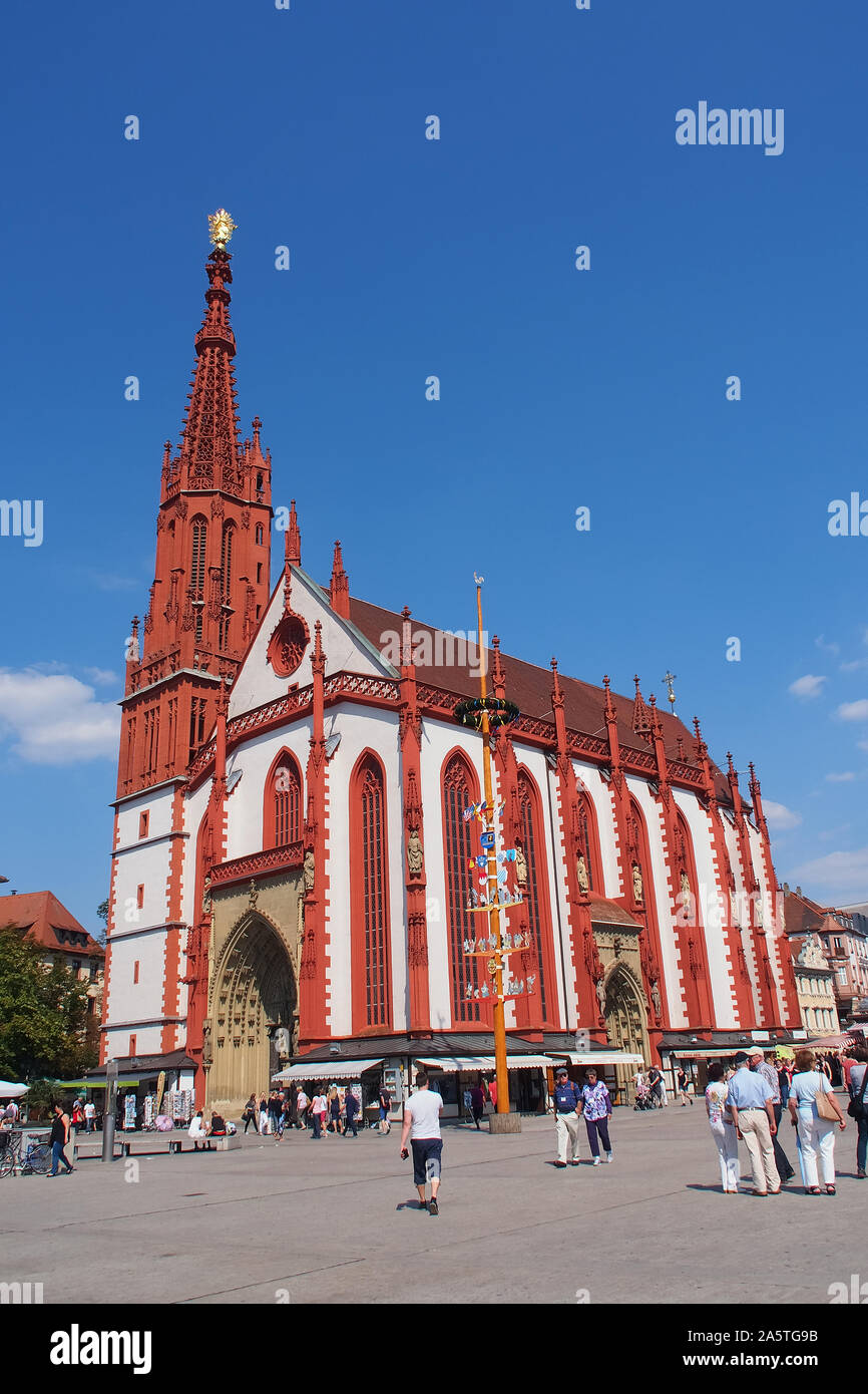 Marienkapelle, Würzburg, northern Bavaria, Bayern, Germany, Europe Stock Photo