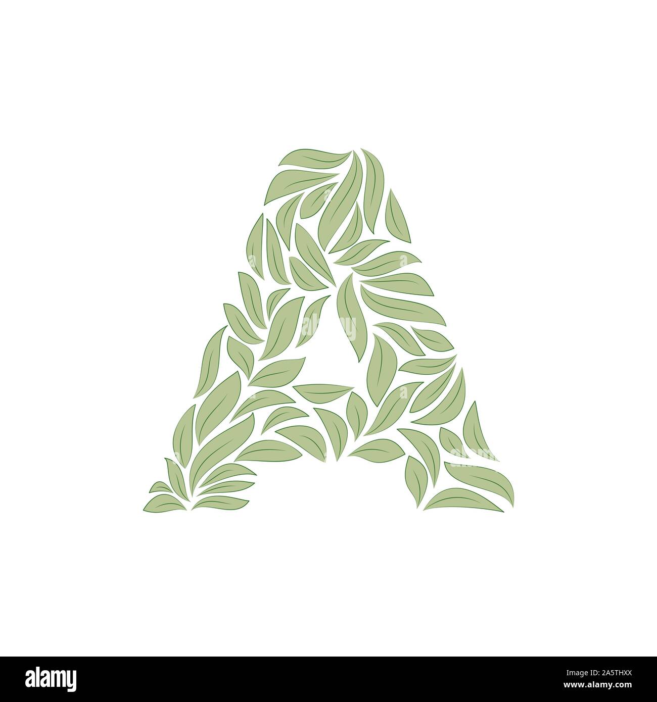 Ornamental letter A on white Stock Vector Image & Art - Alamy