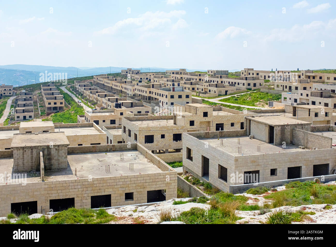 Unfinished Housing Project, Often Used For Israeli Army Training ...